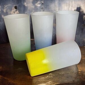 Federal Frosted Tumblers (4)